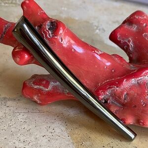 Vintage Unique and Rare Robert Lee Morris Gunmetal Brooch